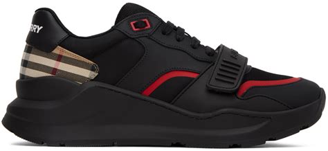 burberry sneakers velcro black women|black Burberry sneakers men.